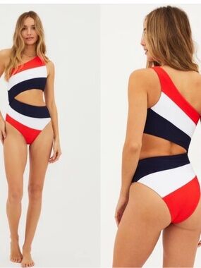 Beach Riot Americana Liberty Cutout  Joyce One Piece Swimsuit